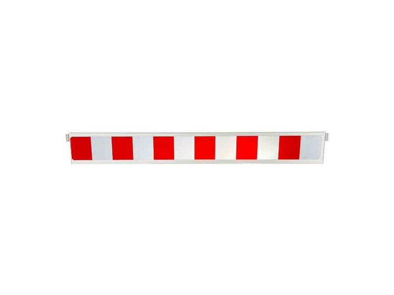 Barrière extensible rouge/blanc pour balise BAL et cônes
