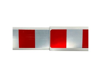Barrière extensible rouge/blanc pour balise BAL et cônes