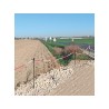 Chaîne de signalisation plastique blanc/rouge - 25m - Ø8mm