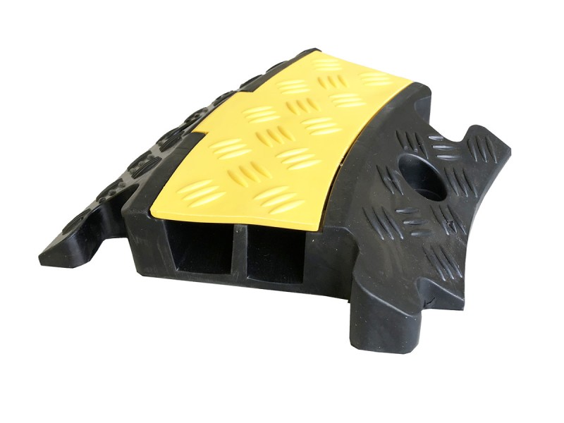 Passe-câbles à capot en caoutchouc 2 canaux CP1081