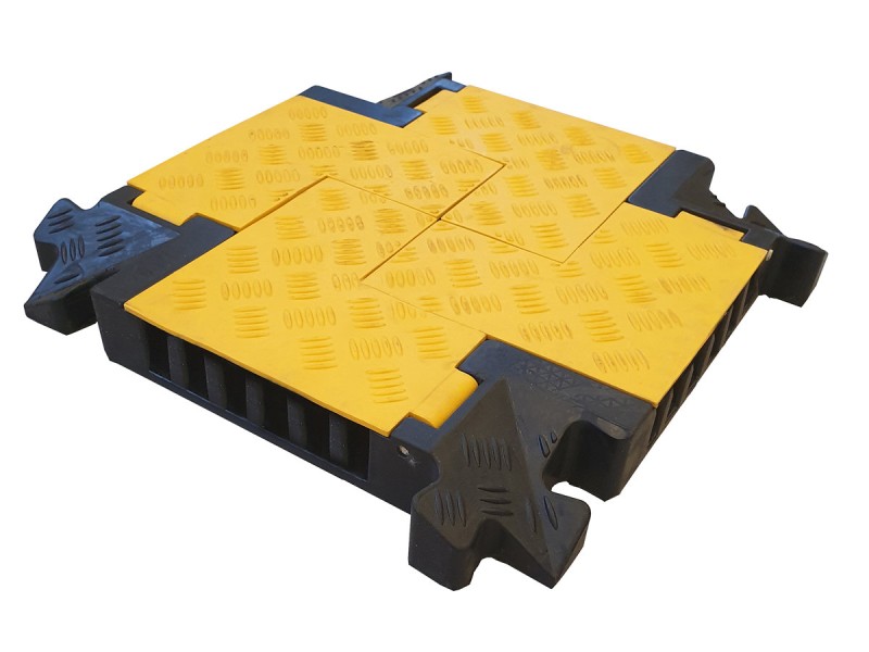 Passe-câbles à capot en caoutchouc 6 canaux CP1006