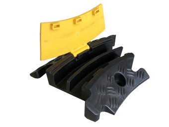 Passe-câbles à capot en caoutchouc 2 canaux CP1081