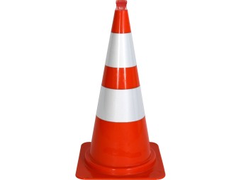Cône de chantier réfléchissant classe 1
