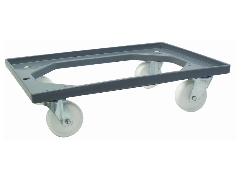 Plateforme à roulettes pour bacs de manutention 400x300 et 600x400mm