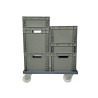 Plateforme à roulettes pour bacs de manutention 400x300 et 600x400mm