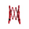 Barrière extensible plastique 2,5m - rouge - classe 2 - EXTENSO