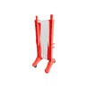 Barrière extensible plastique 2m - rouge/blanc - FLEXO200