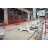Barrière de chantier grillagée souple - rouleau de 50m