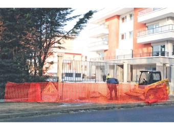 Barrière de chantier grillagée souple - rouleau de 50m