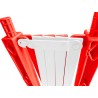 Barrière extensible plastique 2m - rouge/blanc - FLEXO200