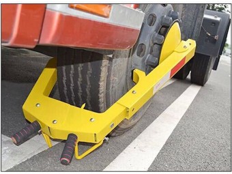 Sabot antivol pour poids lourds et voitures