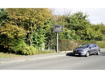 Miroir routier réglementaire pose en agglomération - vison 130° - MH