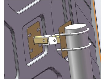 Miroir routier réglementaire pose en agglomération - vison 130° - MH