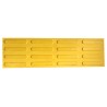 Bande de guidage podotactile en caoutchouc - 4 bandes - vendu par 5