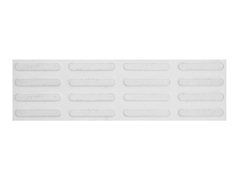 Bande de guidage podotactile en caoutchouc - 4 bandes - vendu par 5
