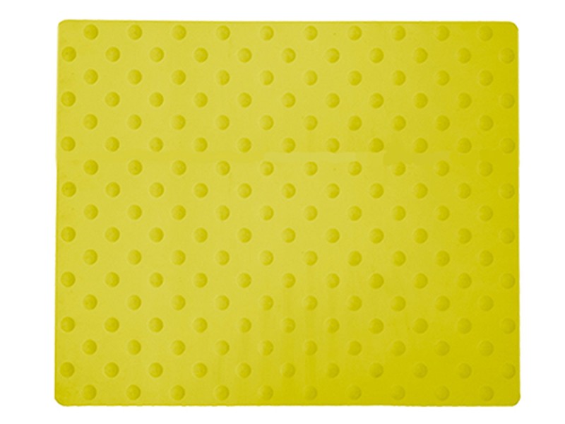 Bande podotactile d'éveil à la vigilance en caoutchouc à coller Bande podotactile d'éveil à la vigilance en caoutchouc à coller
