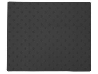 Bande podotactile d'éveil à la vigilance en caoutchouc à coller