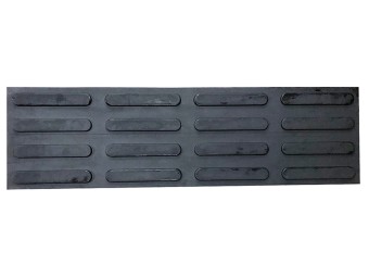 Bande de guidage podotactile en caoutchouc - 4 bandes - vendu par 5