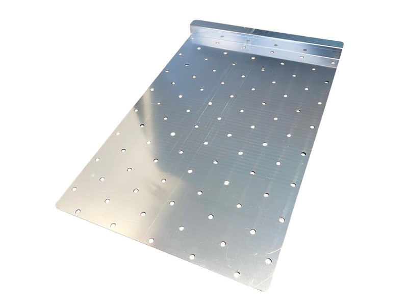 Gabarit de pose en acier pour 99 clous podotactiles Ø25 mm Gabarit de pose en acier pour 99 clous podotactiles Ø25 mm