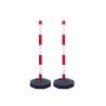 Kit de poteaux de délimitation plastique - 2 ou 6 poteaux