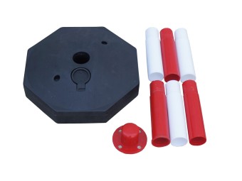 Kit de poteaux de délimitation plastique - 2 ou 6 poteaux