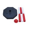 Kit de poteaux de délimitation plastique - 2 ou 6 poteaux