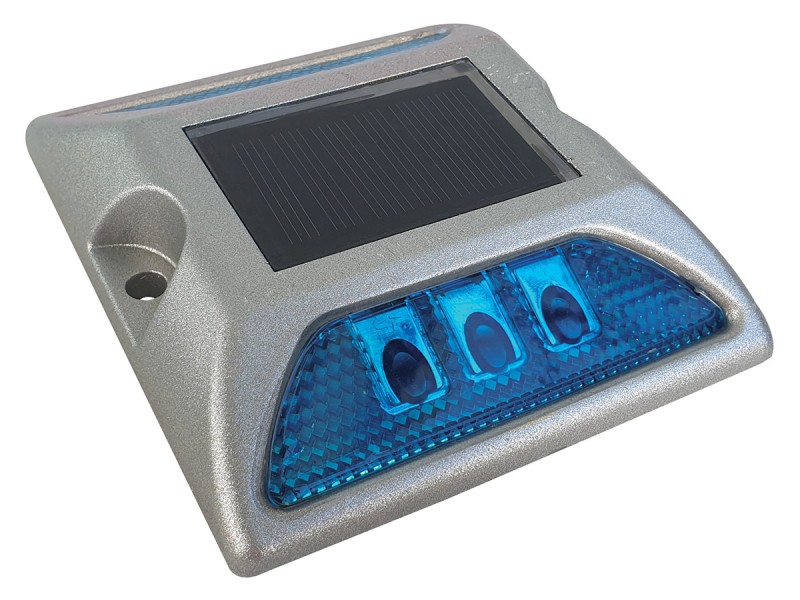 Plot solaire LED routier à fixer ou à coller Plot solaire LED routier à fixer ou à coller