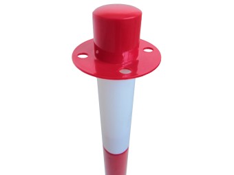Kit de poteaux de délimitation plastique - 2 ou 6 poteaux