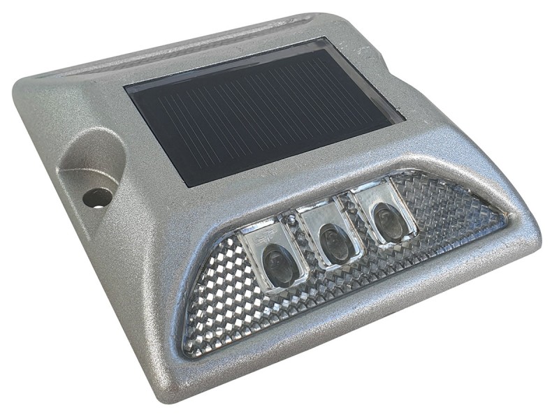 Plot solaire LED routier à fixer ou à coller Plot solaire LED routier à fixer ou à coller
