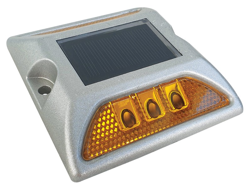 Plot solaire LED routier à fixer ou à coller Plot solaire LED routier à fixer ou à coller