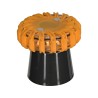 Flash à led 9 positions avec adaptateur pour cône série RC - orange