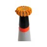 Flash à led 9 positions avec adaptateur pour cône série RC - orange