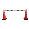 Barre extensible pour balise BAL et cônes - 2 anneaux