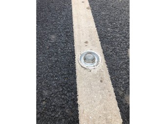 Réflecteur lumineux de route en verre Ø 50mm - REF501SBS