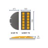 Ralentissement large type coussin - SAFETY