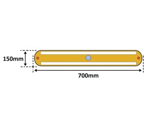 Séparateur de voie franchissable