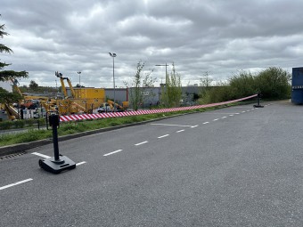 Chariot de délimitation à sangle 15 ou 20 m