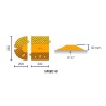 Ralentisseur caoutchouc modulable SPEED
