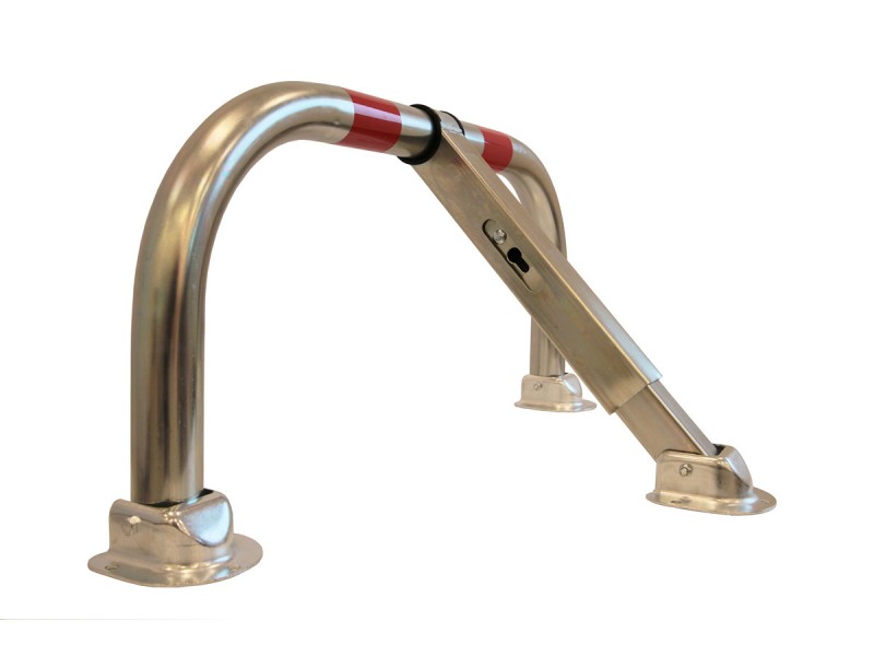 Arceau de parking rabattable avec pied en acier - STOPWHEEL