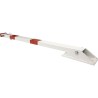 Poteau de parking rabattable avec serrure pompier 11 mm - STOPOST