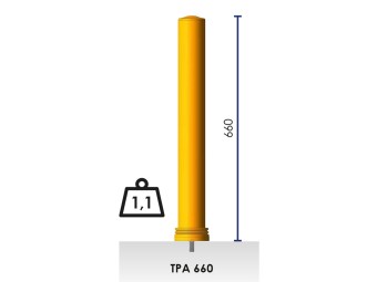 Balise flexible à mémoire de forme - 3 bandes réfléchissantes - TPA