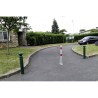 Poteau de parking rabattable avec serrure pompier 11 mm - STOPOST