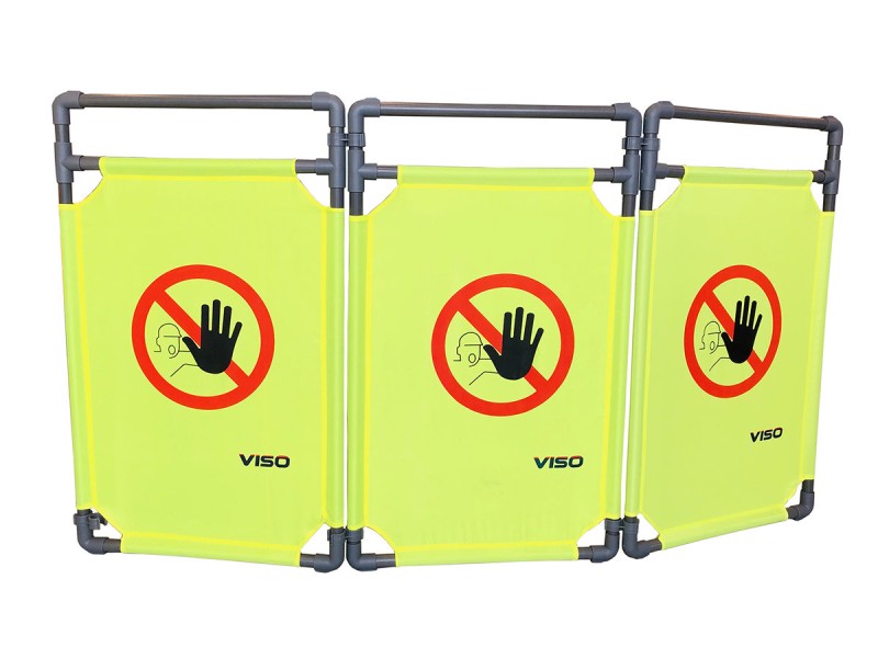 Barrière d'intervention type paravent - logo interdiction - TRAVOLITE Barrière d'intervention type paravent - logo interdiction - TRAVOLITE