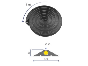 Passe-câble rigide ou souple pour chantier - WP
