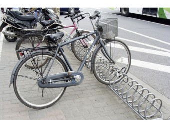Parc à vélo 10 places en acier inoxydable