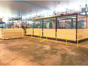 Barrière d'entrepôt modulaire
