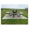 Table pique nique octogonale Horizon stratifié compact