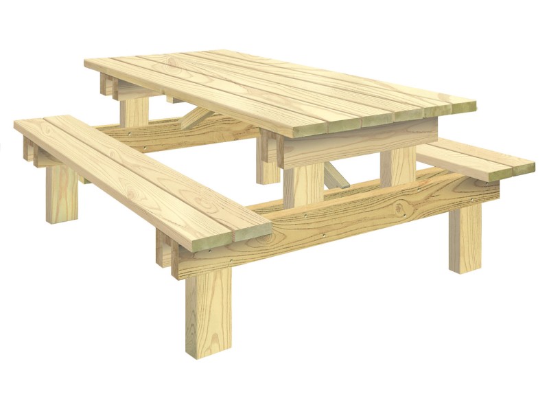 Table pique-nique Hanovre 200 cm