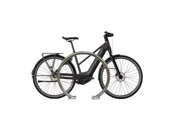 Support vélo inox sur platine