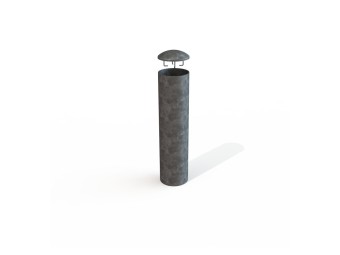 Borne anti belier acier galvanisé